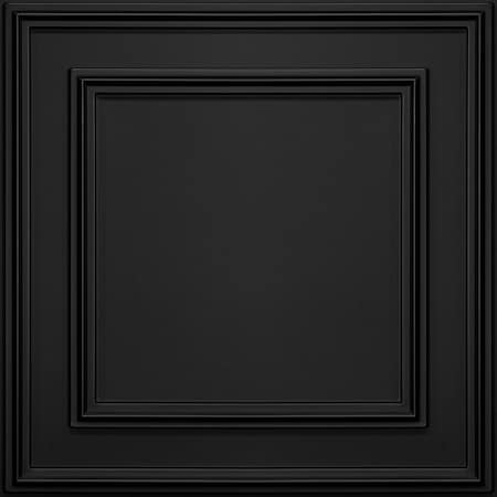 Ceilume Cambridge 2ft x 2ft Black Ceiling Tile V3-CAMB-22BKO